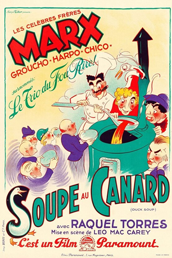 Duck Soup (1933) ( FOLYO ) - AFİŞ - POSTER-2584