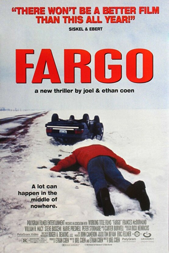 Fargo (1996) 1 ( FOLYO ) - AFİŞ - POSTER-2800