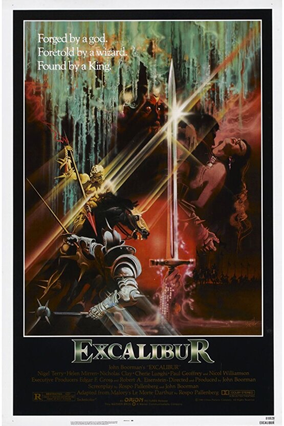 Excalibur (1981) 2 ( FOLYO ) - AFİŞ - POSTER-2729