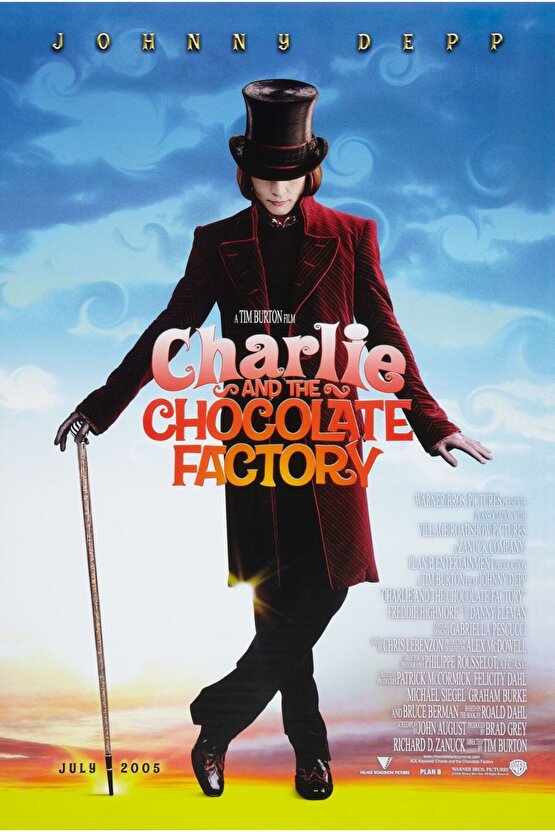 Charlie and the Chocolate Factory (2005) 2 ( FOLYO ) - AFİŞ - POSTER-2104