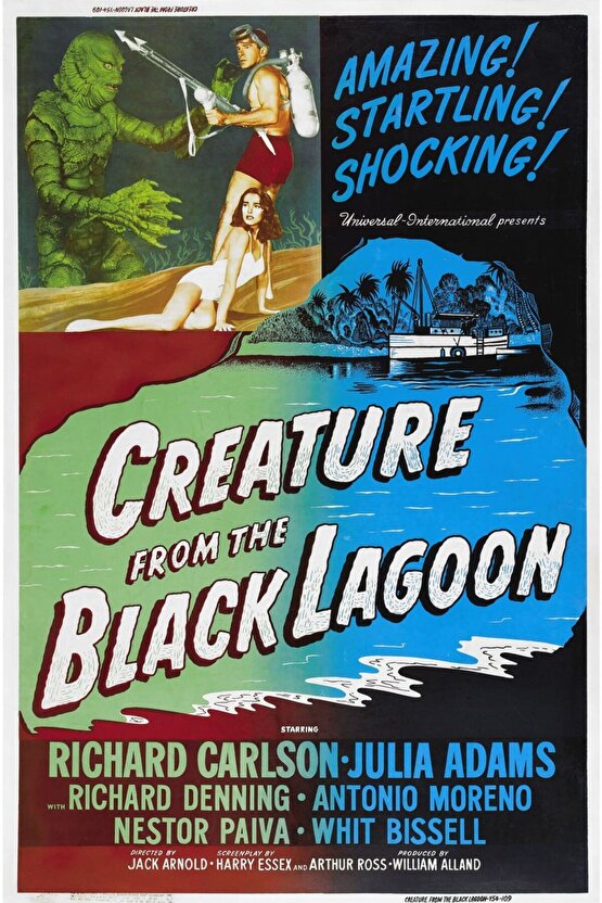 Creature from the Black Lagoon (1954) 1 ( FOLYO ) - AFİŞ - POSTER-2258