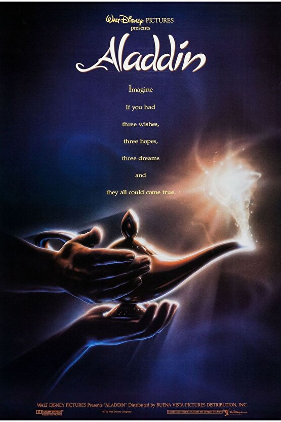 Aladdin (1992) 0005 ( FOLYO ) - AFİŞ - POSTER-1195