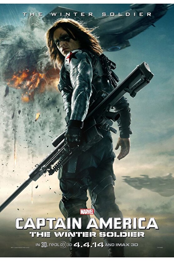 Captain America The Winter Soldier (2014) 2 ( FOLYO ) - AFİŞ - POSTER-1992