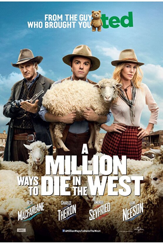 A Million Ways to Die in the West (2014) 1 ( FOLYO ) - AFİŞ - POSTER-1101