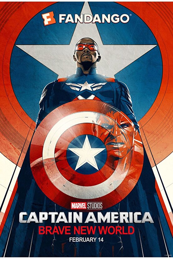 Captain America Brave New World (2025) 0002 ( FOLYO ) - AFİŞ - POSTER-1961