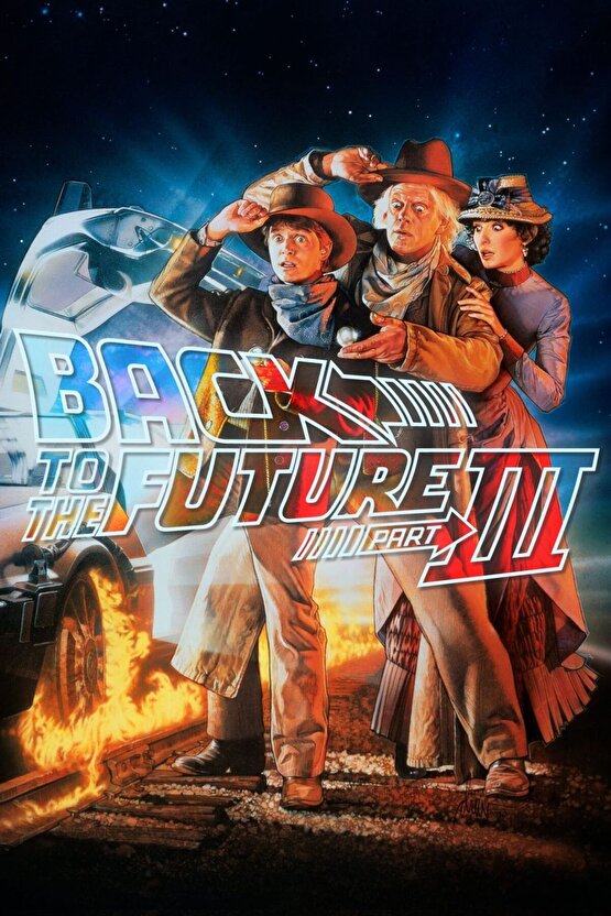 Back to the Future Part III (1990) 3 ( FOLYO ) - AFİŞ - POSTER-1569