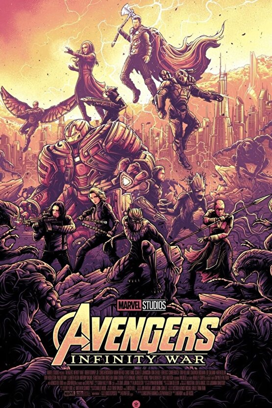 Avengers Infinity War (2018) 0003 ( FOLYO ) - AFİŞ - POSTER-1506