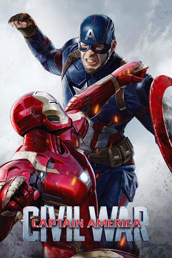 Captain America Civil War (2016) 3 ( FOLYO ) - AFİŞ - POSTER-1972