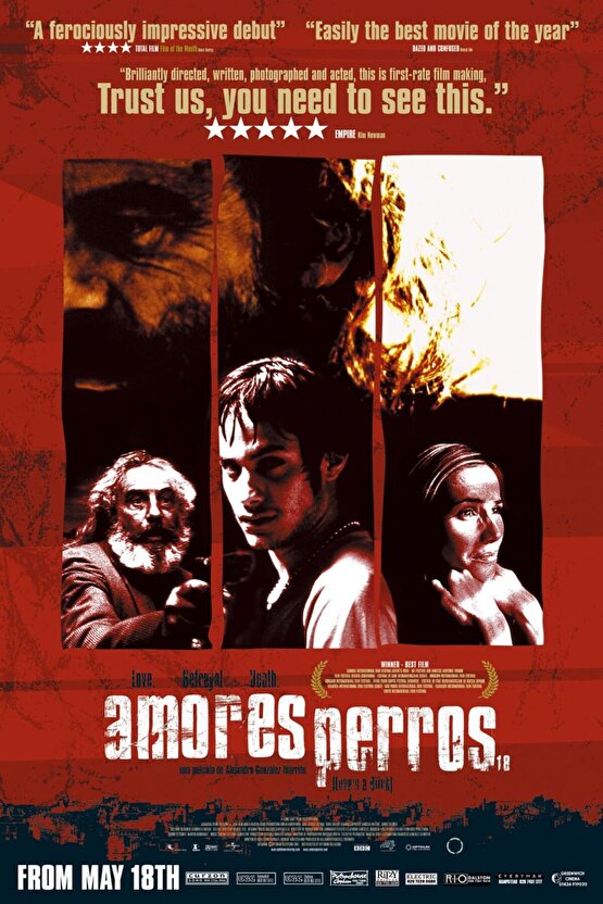 Amores Perros (2000) ( FOLYO ) - AFİŞ - POSTER-1310