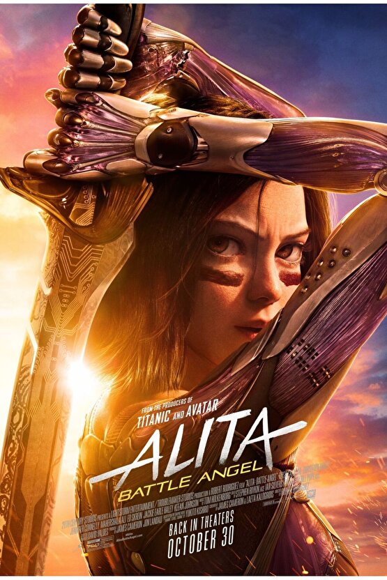 Alita Battle Angel (2019) 5 ( FOLYO ) - AFİŞ - POSTER-1254