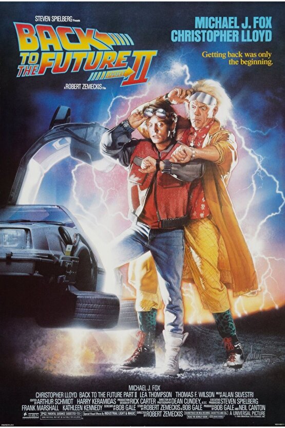 Back to the Future Part II (1989) 2 ( FOLYO ) - AFİŞ - POSTER-1559