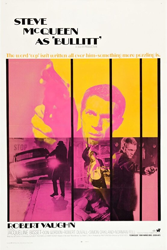 Bullitt (1968) 2 ( FOLYO ) - AFİŞ - POSTER-1937