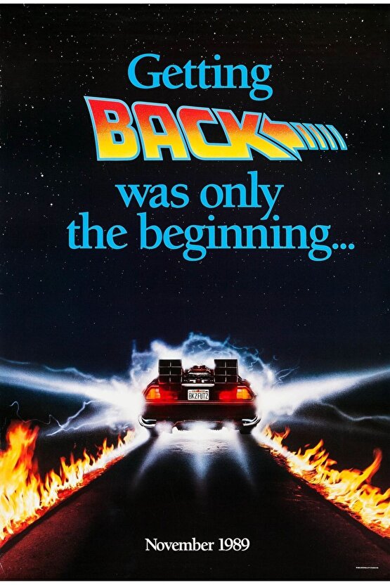 Back to the Future Part II (1989) 7 ( FOLYO ) - AFİŞ - POSTER-1564