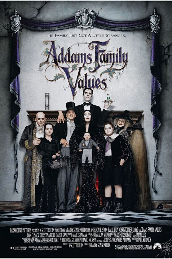 Addams Family Values (1993) ( FOLYO ) - AFİŞ - POSTER-1163