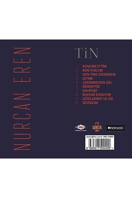 DMC - Nurcan Eren ( Tin ) CD Ambalajında