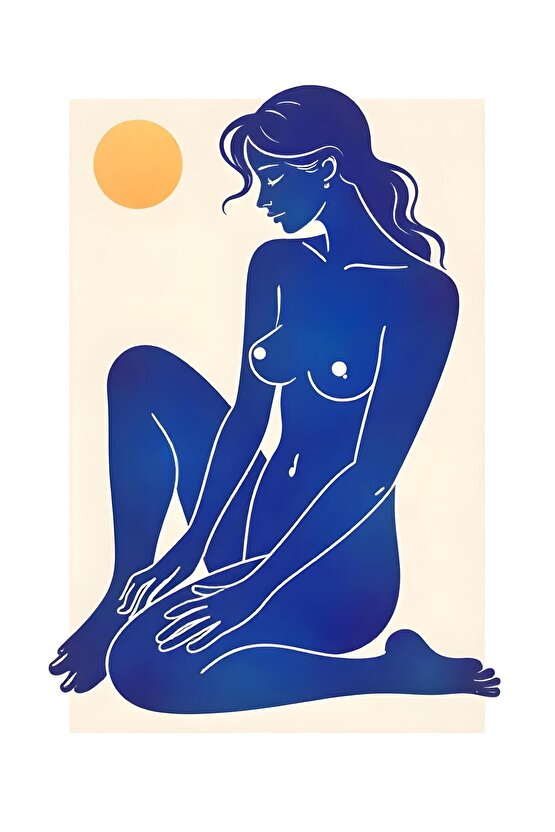 Matisse - Sanat - Soyut - Doğa - Ev - Yaşam ( 2 Li Çerçevesiz ) Poster - Afiş - Tablo NNHT723