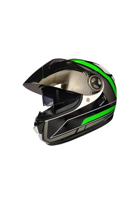 Motosiklet Kaskı Ce Onaylı Full Face Abs Materıal Güneş Vizörlü Kask FR 913 Haste