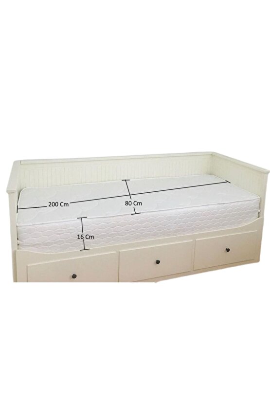 Katlanır Ikea Divan Uyumlu 160x200x8 Sünger Yaysız Yatak