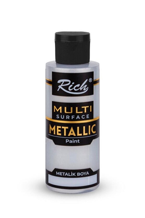 Multi Surface Metallic Paint - Metalik Boya (HER YÜZEYDE KULLANILIR)03710gümüş Silver