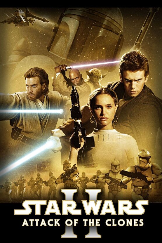 Star Wars Episode II - Attack of the Clones (2002) 1 AFİŞ - POSTER ( FOLYO ) - AFİŞ - POSTER-6104