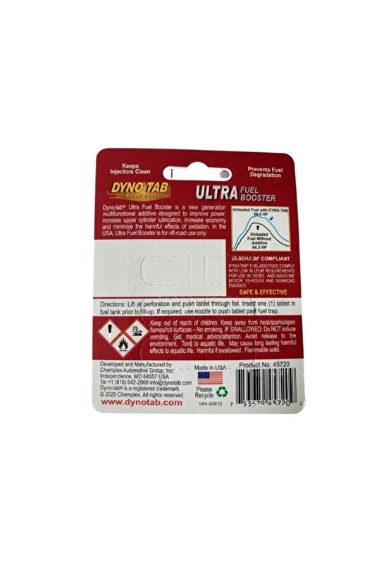 Ultra Yakıt Performans Güçlendirici Ve Sistem Temizleyici (benzin & Dizel)