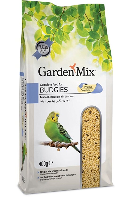 Garden Mix Budgies Food Soyulmuş Muhabbet Kuşu Yemi 400g