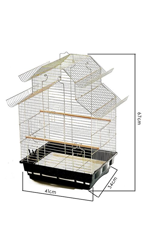 Papağan Kafesi Pirinç - Saray