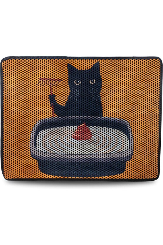 Kedi Tuvalet Önü Paspası XL - 70x60cm