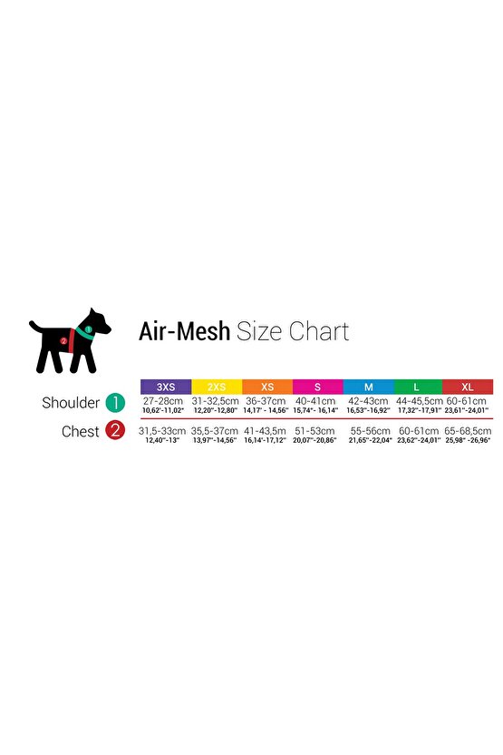 Air-mesh Harness Köpek Göğüs Tasması Saks Mavi S