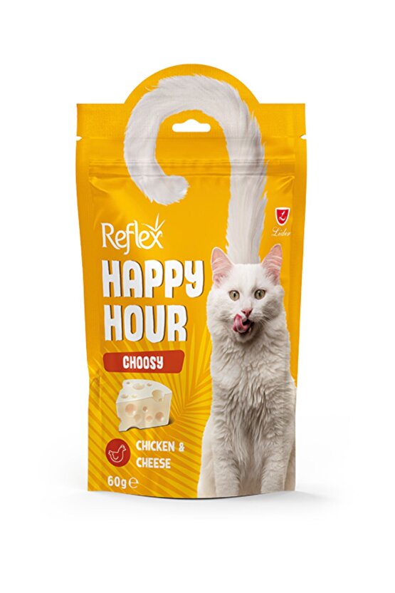 Happy Hour Choosy Chicken&cheese Seçici Kediler Için Ödül 60 Gr. Rft-048