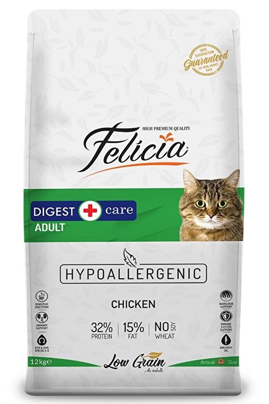 Az Tahıllı 12 Kg Tavuklu Hypoallergenic Kedi Maması