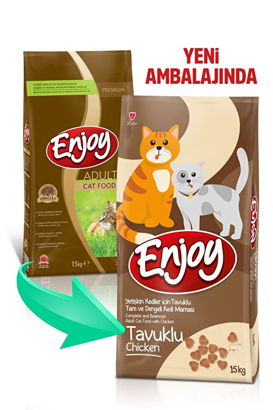 Tavuklu Yetişkin Kedi Maması 15 Kg