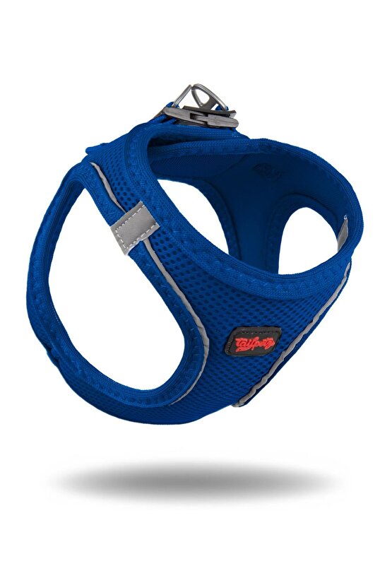 Air-mesh Harness Köpek Göğüs Tasması Saks Mavi S