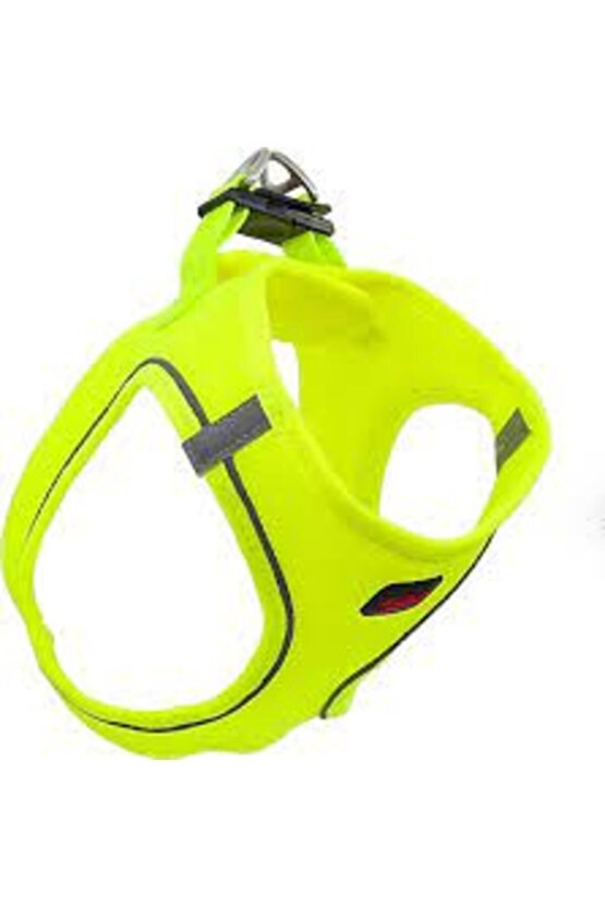 Air-mesh Harness Köpek Göğüs Tasması Neon Yeşil S