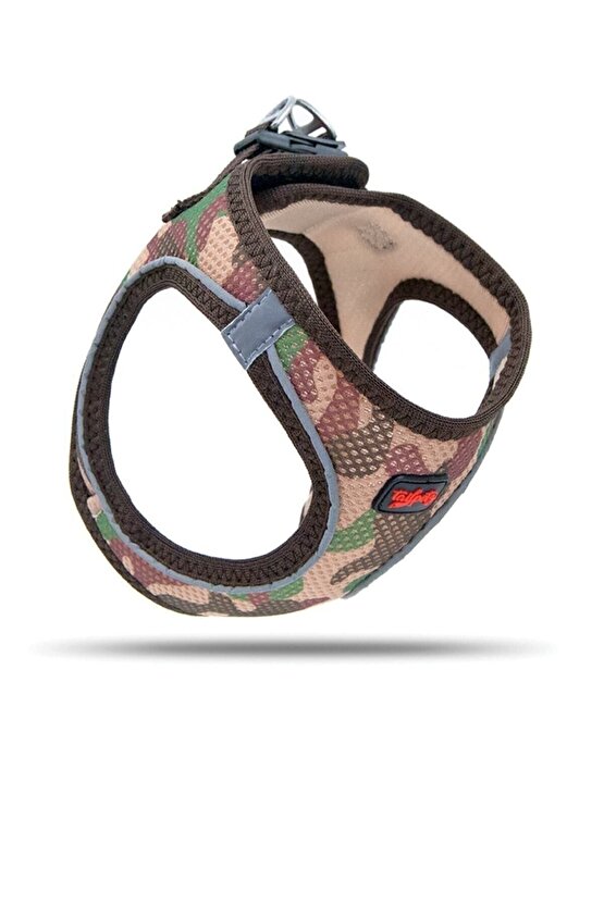 Air Mesh Harness Desenli Göğüs Tasması Camo 2XSmall