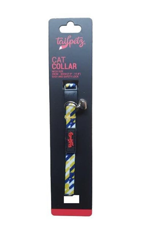 Cat Color Easy & Safety Lock Cut Ayarlanır Kedi Boyun Tasması