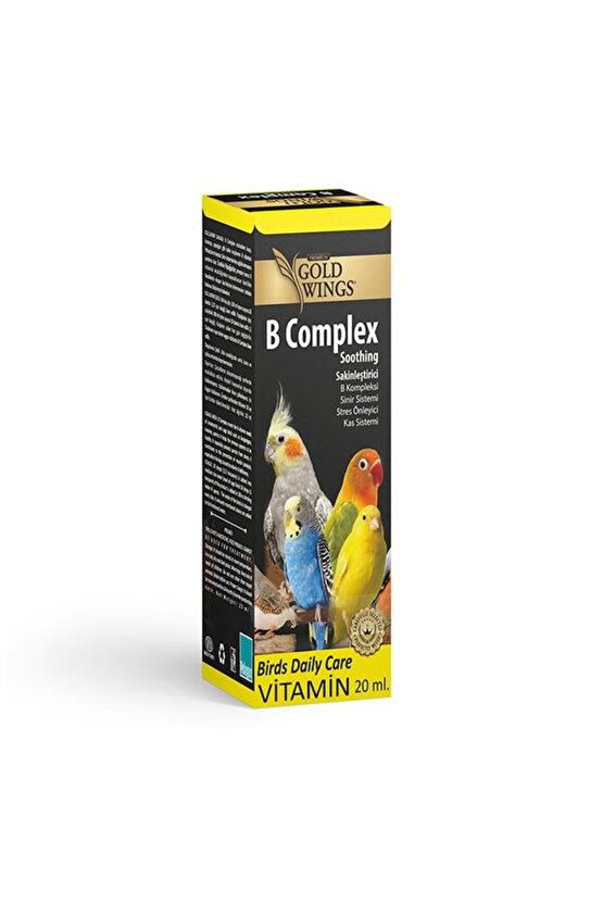 B Complex Vitamin Kuşlar Için Stres Önleyici 20ml