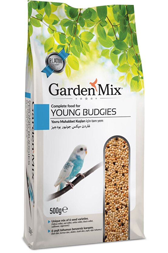 Garden Mix Young Budgies Food Yavru Muhabbet Kuşu Yemi 500g