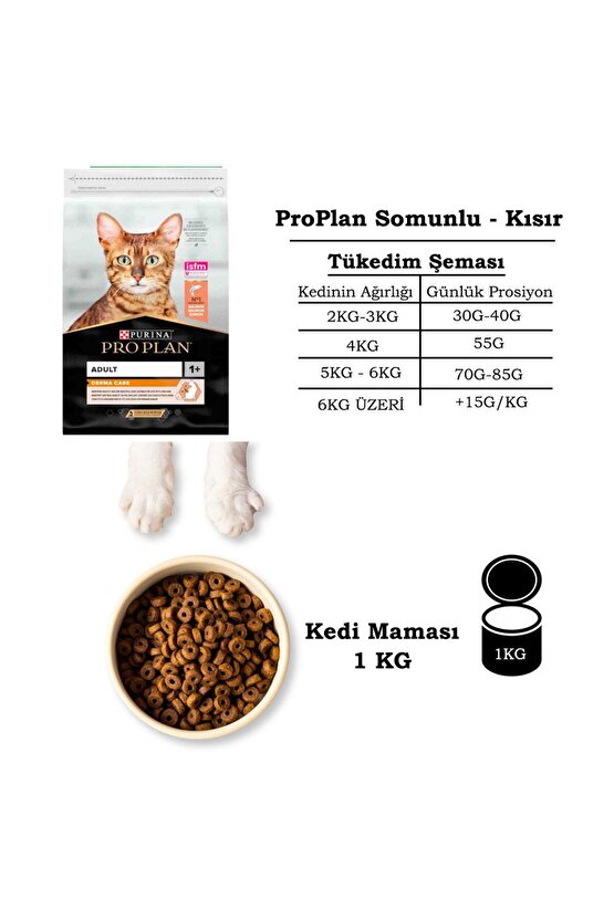 ProPlan Somonlu Kısırlaştırılmış AçılmışPaket 1KG