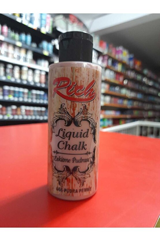 liquid chalk eskitme pudrası 120cc PUDRA PEMBE