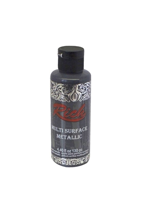 Multi Surface Metallic Paint - Metalik Boya (her Yüzeyde Kullanılır) 6520 Siyah Black