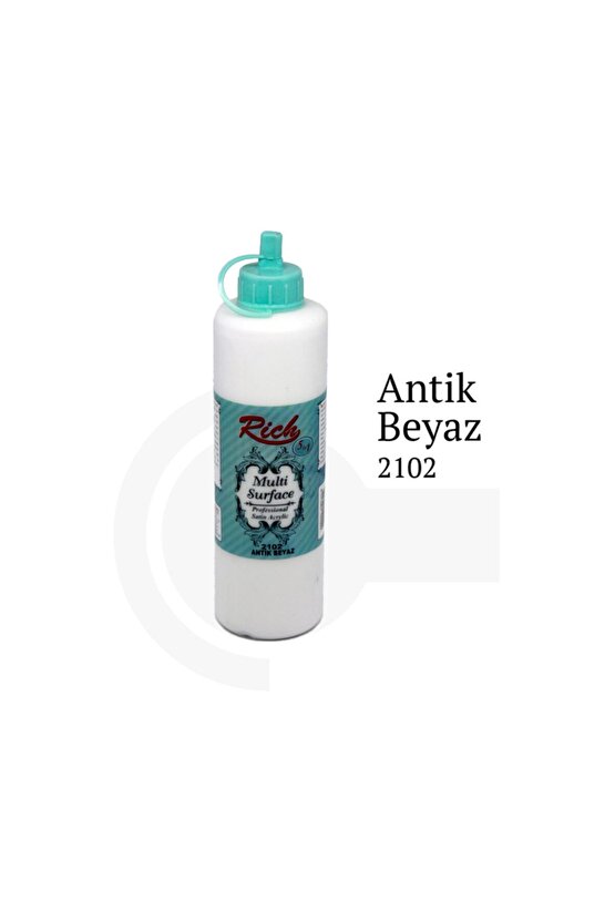 500 Cc Multisurface Her Yüzey Için Yenileme Akrilik Boya Büyük-2102 Antik Beyaz