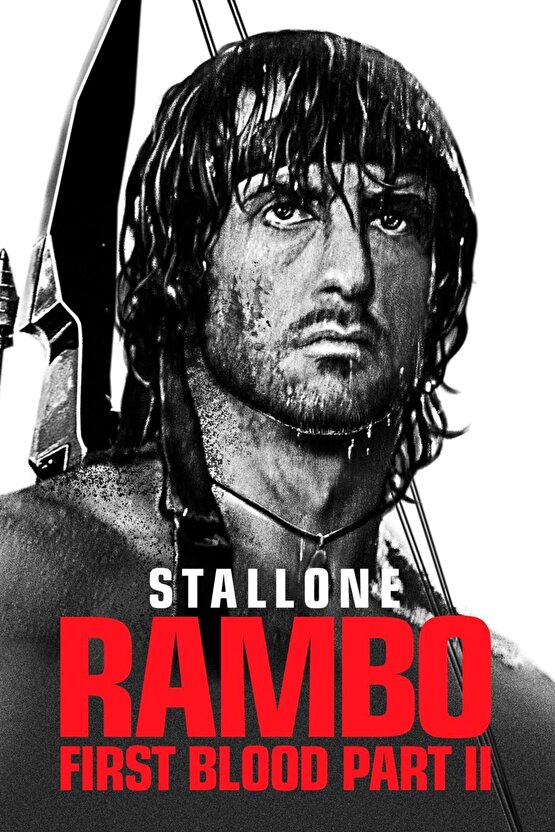 Rambo First Blood Part II (1985) 1 AFİŞ - POSTER ( FOLYO ) - AFİŞ - POSTER-5288