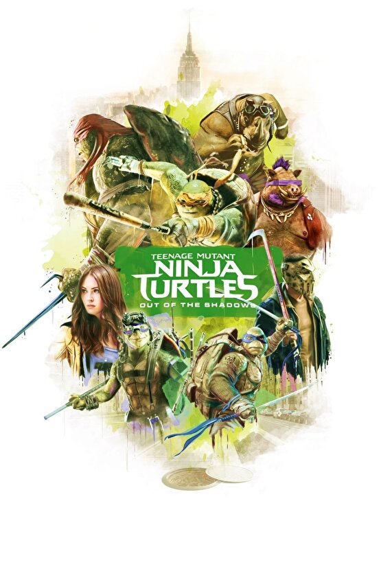 Ninja Turtles Out of the Shadows 2016 7 POSTER AFİŞ