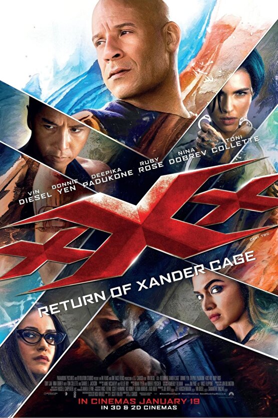 xXx Return of Xander Cage (2017) 0002 AFİŞ - POSTER ( FOLYO ) - AFİŞ - POSTER-8678