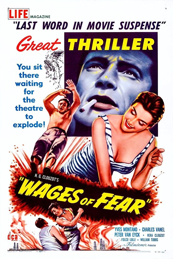 The Wages of Fear (1953) 2 AFİŞ - POSTER ( FOLYO ) - AFİŞ - POSTER-8052