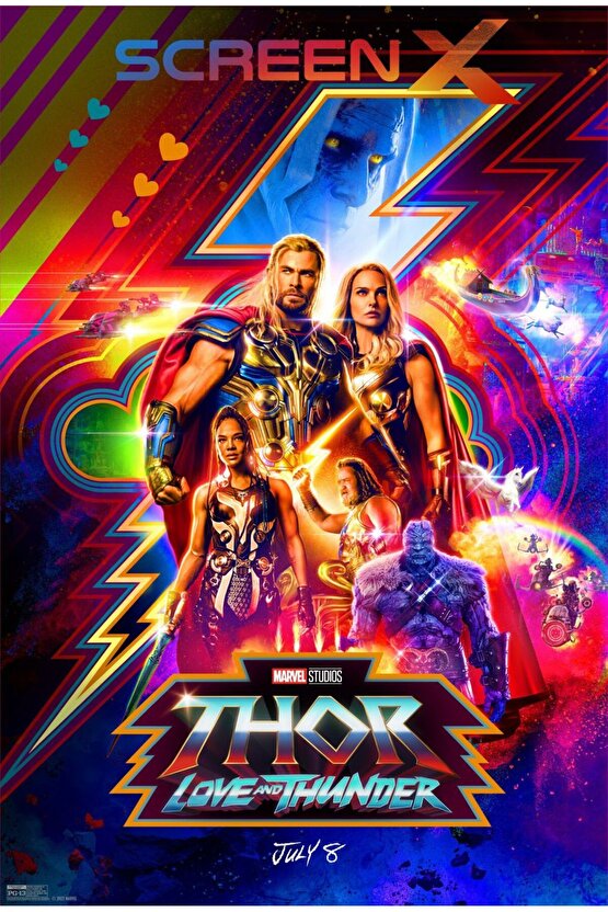 Thor Love and Thunder (2022) 5 AFİŞ - POSTER ( FOLYO ) - AFİŞ - POSTER-8137