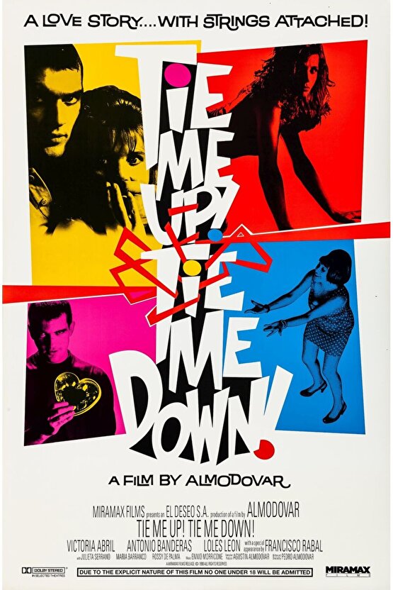 Tie Me Up! Tie Me Down! (1990) AFİŞ - POSTER ( FOLYO ) - AFİŞ - POSTER-8209