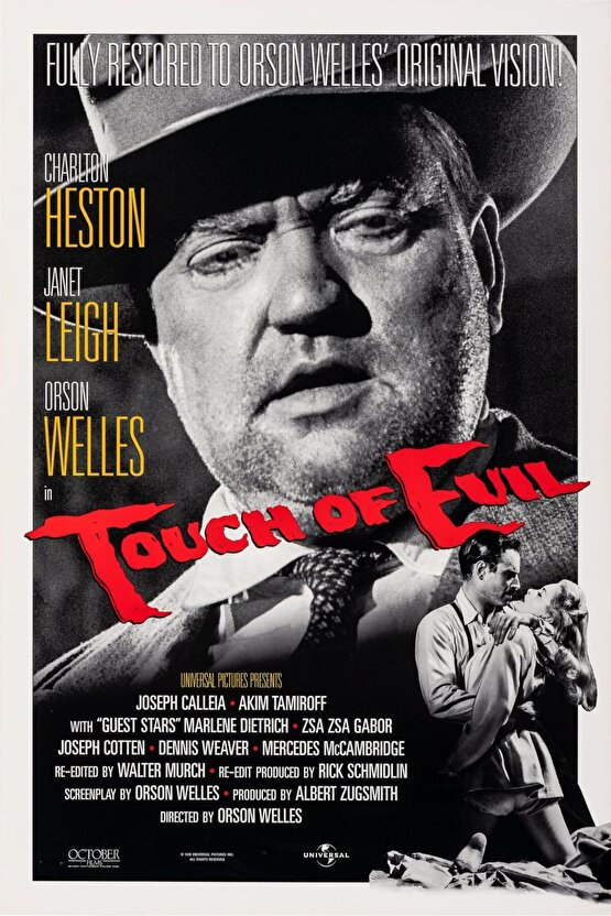 Touch of Evil (1958) 3 AFİŞ - POSTER ( FOLYO ) - AFİŞ - POSTER-8300