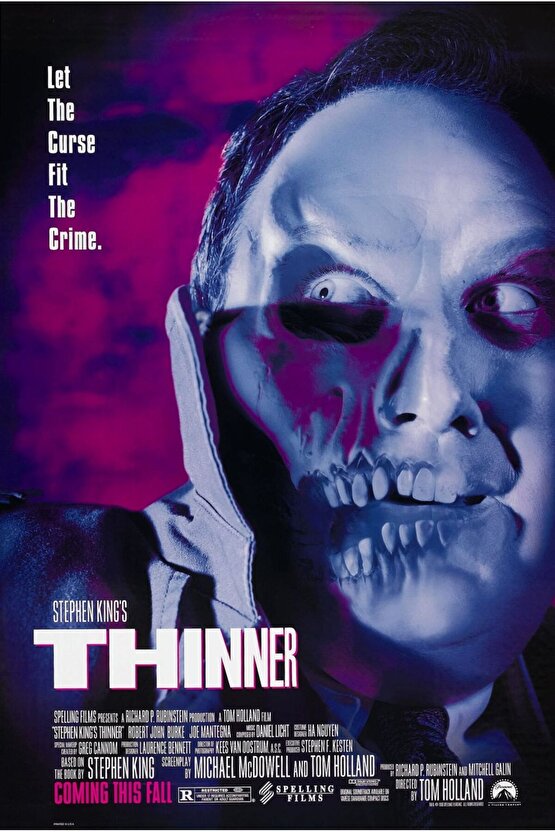 Thinner (1996) AFİŞ - POSTER ( FOLYO ) - AFİŞ - POSTER-8121